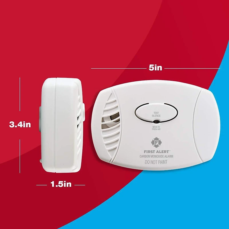 First Alert CO400A Carbon Monoxide Detector, Battery Operated, CO400A