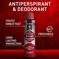 Old Spice Men's Antipespirant & Deodorant Invisible Dry Spray, Swagger Scent