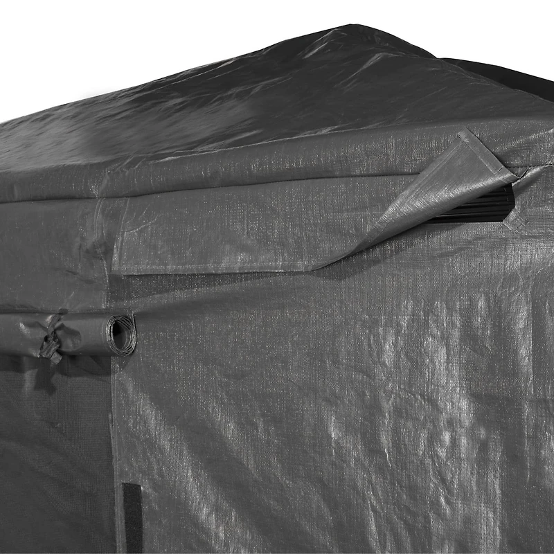 Sojag, toile grise, 12 pi x 16 pi, rideaux d'extérieur