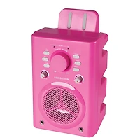 Singsation Classic Bluetooth Karaoke Machine/Speaker with Wired Microphone - Pink