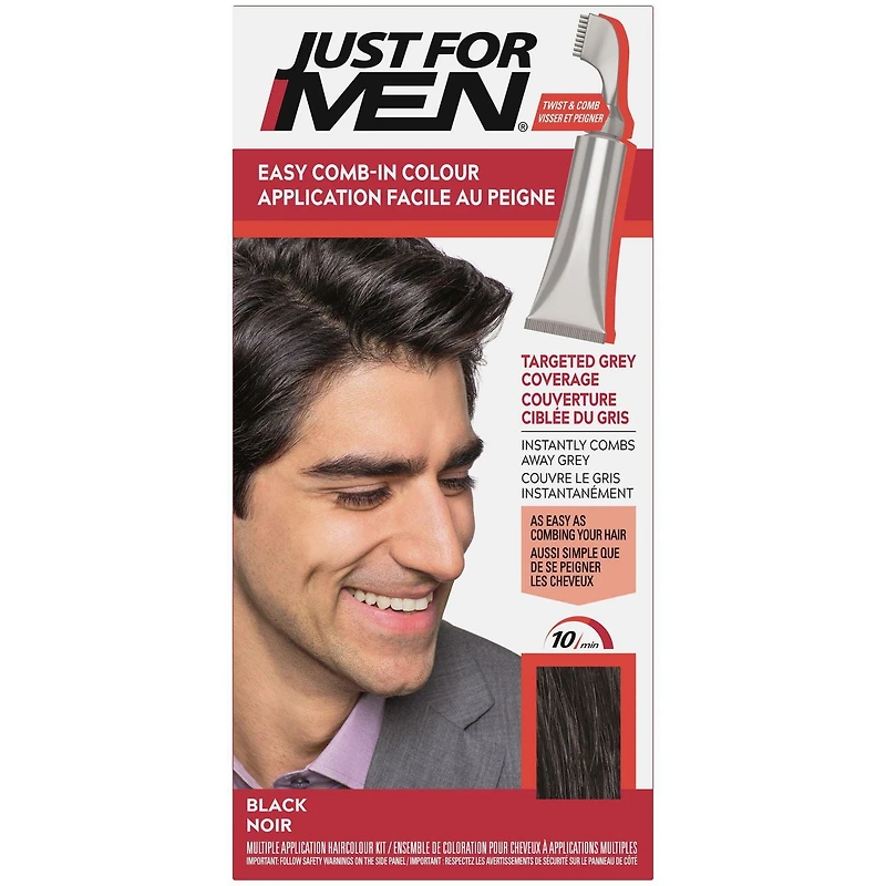 Just For Men Application Facile au Peigne Noir A55