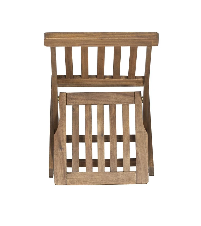 Ensemble de café extérieur en teck