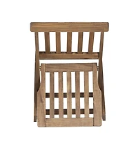 Ensemble de café extérieur en teck