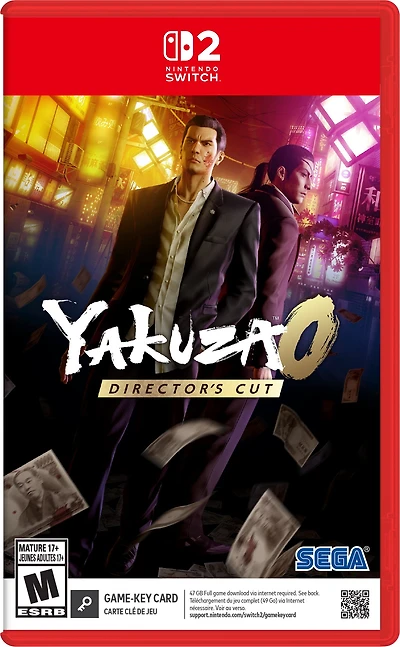 Yakuza 0 Director’s Cut NSW2 (Game Key Card)