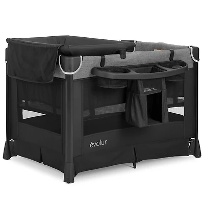 Parc pour bébé Evolur Cozy Cove Deluxe, noir