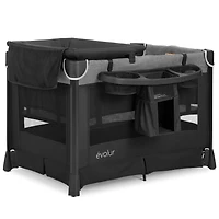 Parc pour bébé Evolur Cozy Cove Deluxe, noir