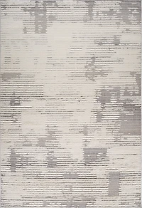Rug Branch Nimbus Abstract Indoor Area Rug, Cream Grey, Modern - Living Room, Bedroom, Dining Room, and Kitchen
