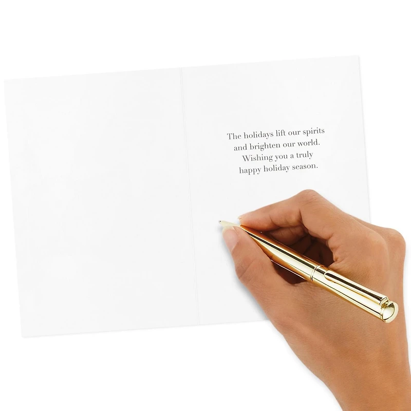 Assortiment de cartes Hallmark de Noël dans une boîte, motifs métallisés classiques (6 motifs, 36 cartes et enveloppes)