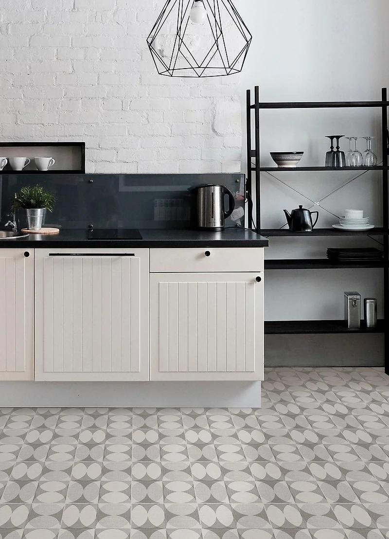 FloorPops Norma Peel & Stick Floor Tiles Set of 20