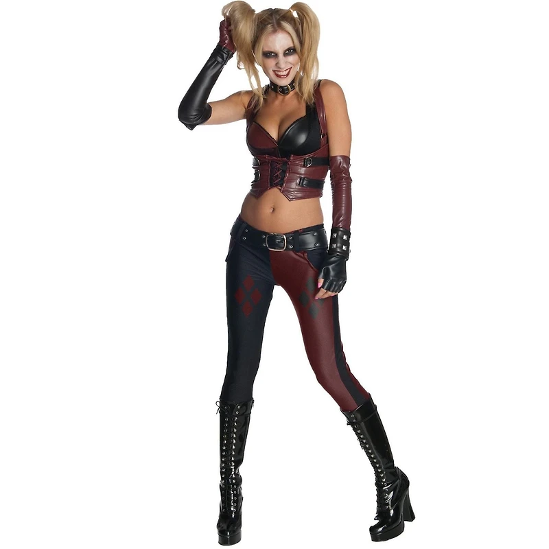 Déguisement Batman Arkham City Harley Quinn pour femme