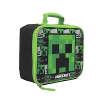 Minecraft Creeper Insulated Lunch Bag 7.5" x 9.5" x 4"