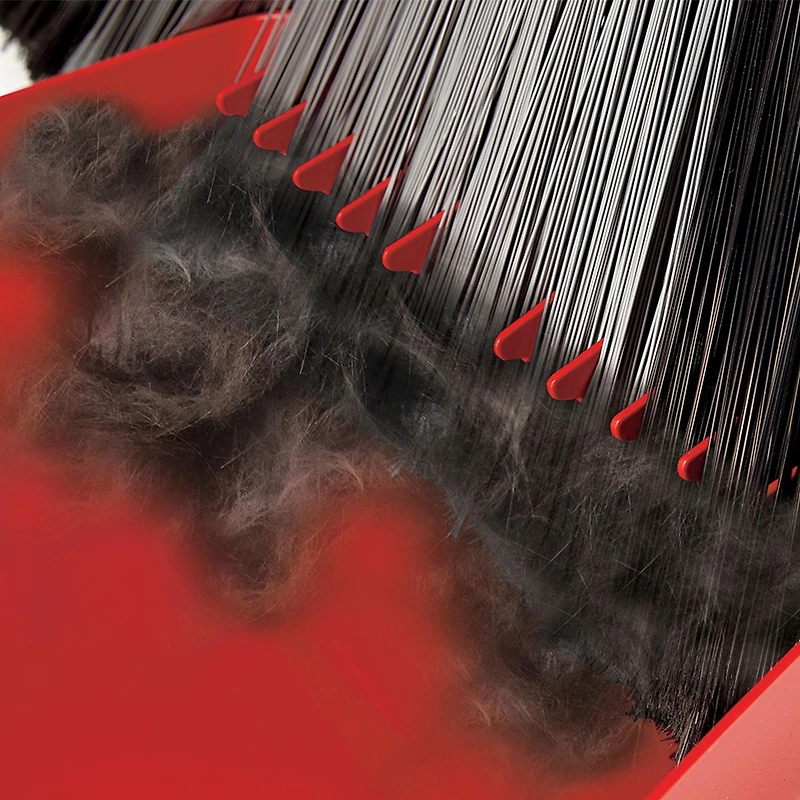 Vileda Super Angle Pet Pro Broom & Step-On Dustpan, Removes 3x more hair