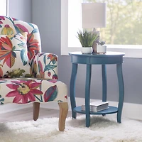 Barclay Side Table, Teal