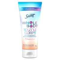 Secret Whole Body Aluminum Free Deodorant Invisible Cream Peach & Vanilla