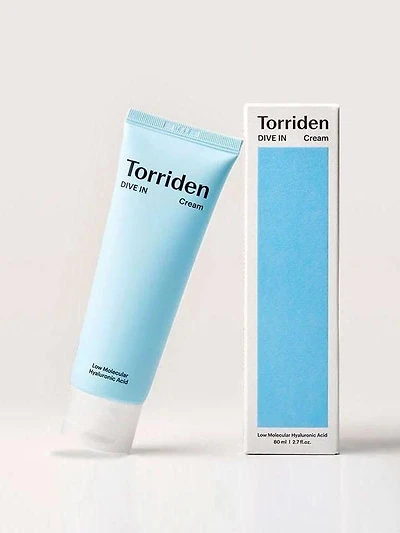 Torriden Dive-In Crème à l'acide hyaluronique de faible poids moléculaire 80 ml