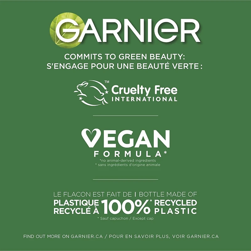 Garnier Whole Blends Magnetic Charcoal Purifying Shampoo for Greasy Scalp, Hydrates Dry Ends for Up to 48-Hours, with Charcoal - 346ml, Purifies greasy scalp