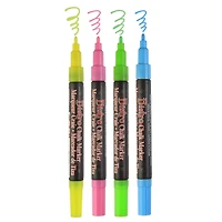 MARVY UCHIDA®  BISTRO CHALK MARKER 4PC FINE FLUORESCENT SET