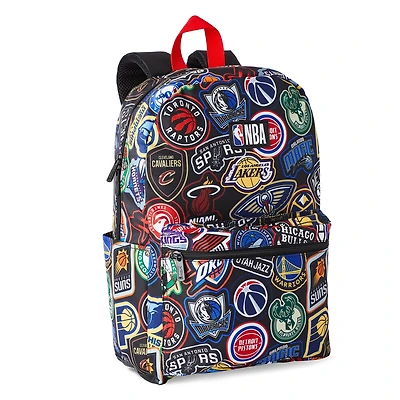 Sac à dos avec logos de plusieurs équipes NBA pour garçons