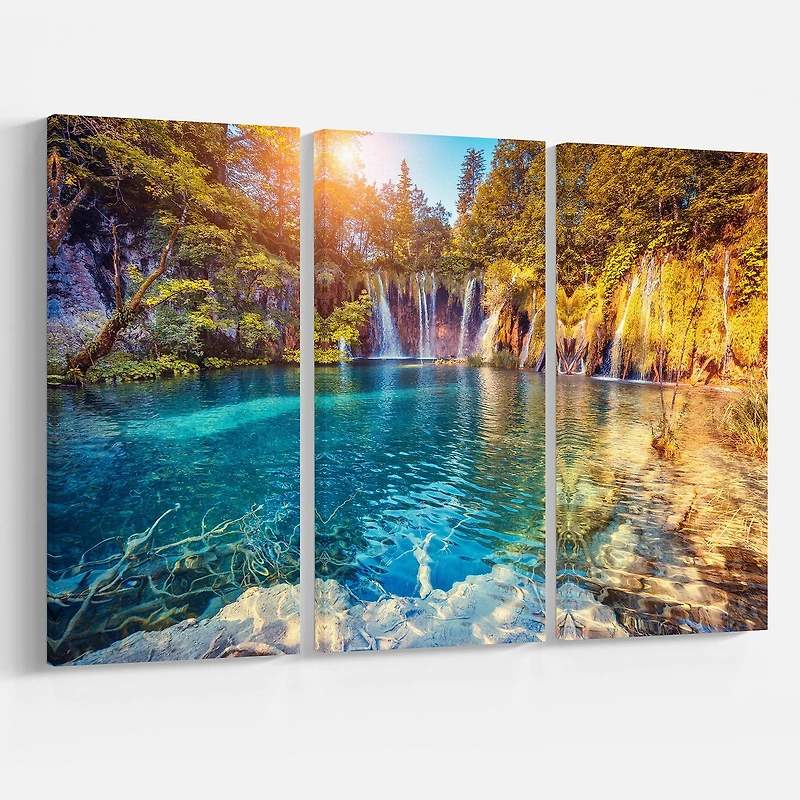Tableau imprimée sur toile photographie Design Art Eau et soleil