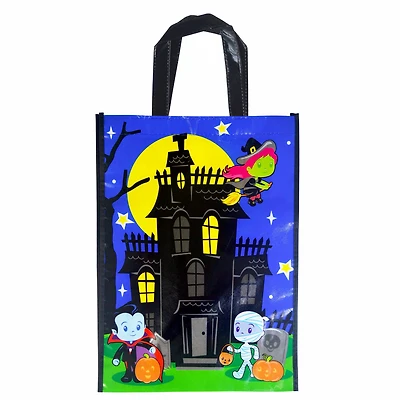 Sac fourre-tout multicolore d'Halloween, 29,2 x 40,6 x 7,6 cm, idéal pour célébrer Sac fourre-tout maison