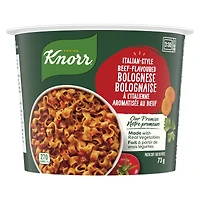 Knorr Pasta Cup Mini Meal Italian Bolognese Made with 100% Real Vegetables & No Artificial Flavours or Colours 73 GR