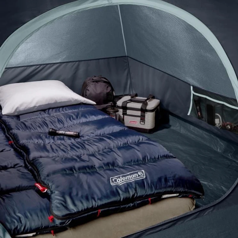Tente de camping Coleman Skydome 4 personnes avec éclairage LED