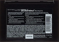 Trousse à sourcils Palette Pro pour les sourcils, Brow Drama® Pro Palette de Maybelline New York, 1 un.