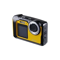 Vivitar 20MP Waterproof Digital Camera with 2.0-Inch Screen, 4× Digital Zoom and Built-In Wi-Fi, Yellow