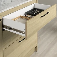 Southshore Myro Kitchen Island with Door and Drawers