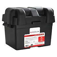 Schumacher BAF-BM1 Boîtier marin pour accumulateur, fait de Polyéthylène de densité élevée, Noir