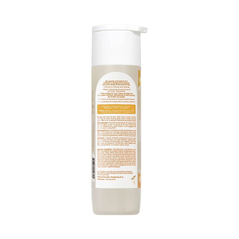 The Honest Company Shampooing & Nettoyant Pour le Corps Orange Douce et Vanille