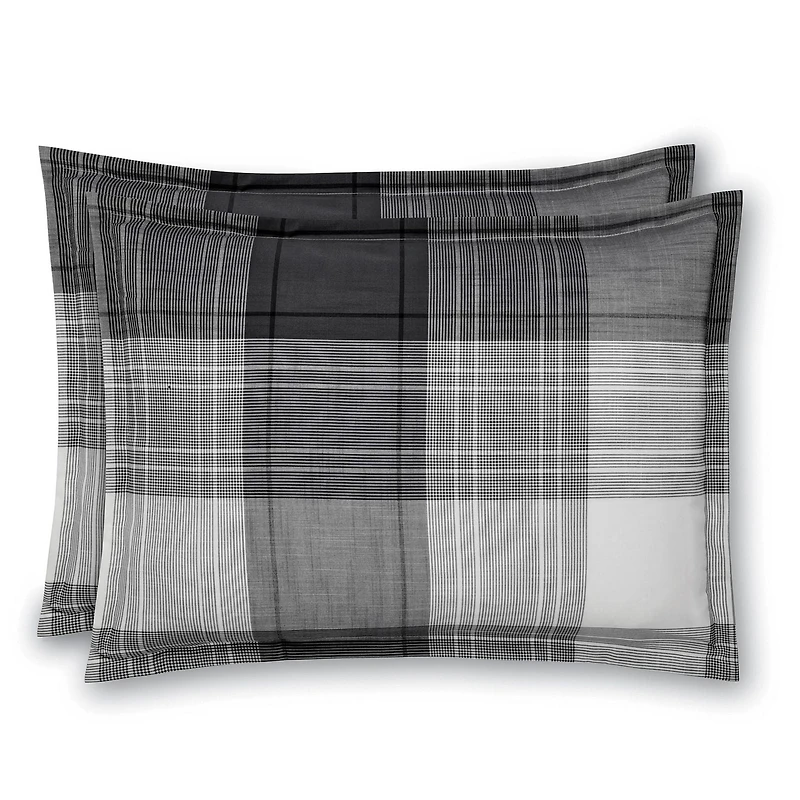 Mainstays 5-Piece Plaid Comforter Set, King