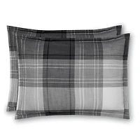 Mainstays 5-Piece Plaid Comforter Set, King
