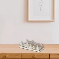 Décor De Table Forêt Blanche Et Cerf