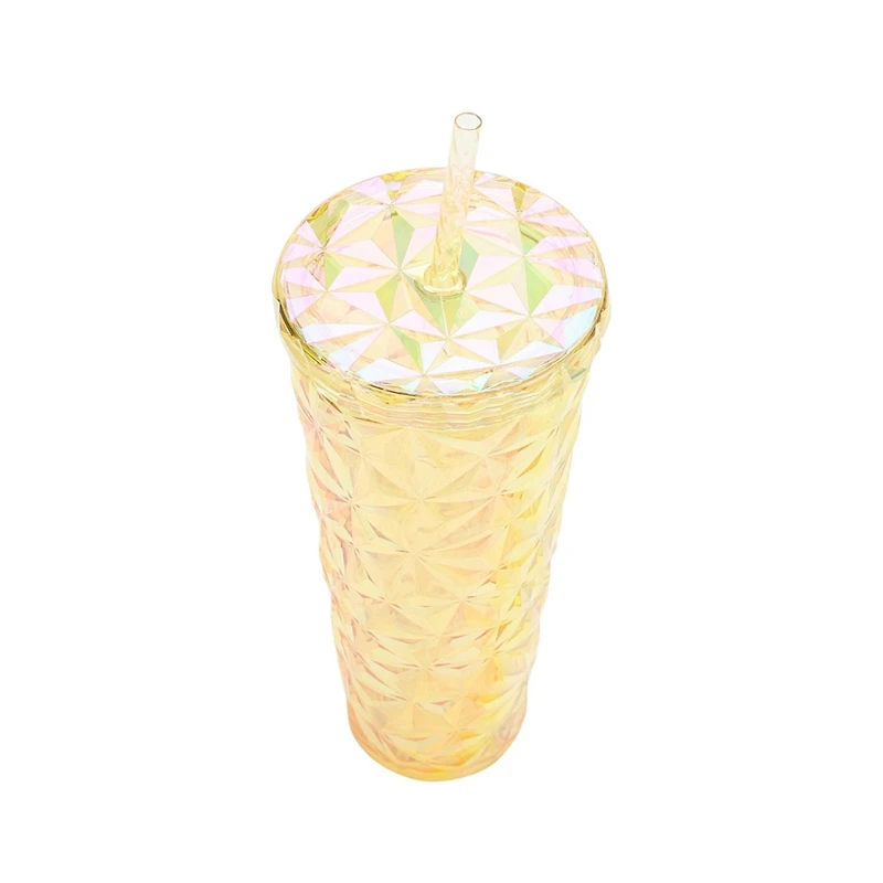 Mainstays Blue Plastic Prismic Textured Tumbler 27 Ounces, 1pc