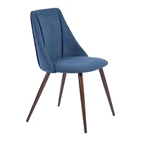 Homycasa Set of 2 Dining Chairs - Upholstery Side Chair with Backrest Metal Legs for Dining Room Kitchen