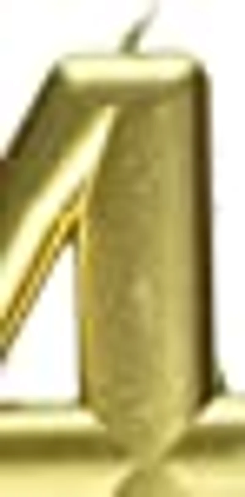 CANDLE #4 GOLD - FRENCH