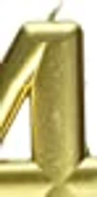 CANDLE #4 GOLD - FRENCH