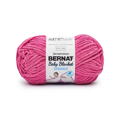 "Bernat® Fil Sparkle™ de Couverture pour Bébé Polyester #6 Super Volumineux, 10,5 Oz/300 G, 220 Yards"