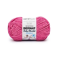 Bernat® Baby Blanket Sparkle™ Yarn, Polyester #6 Super Bulky, 10.5oz/300g, 220 Yards