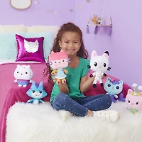 Gabby’s Dollhouse, Peluche Purr-ific Plush Baby Box Cat de 20,3 cm, jouets pour enfants à partir de 3 ans