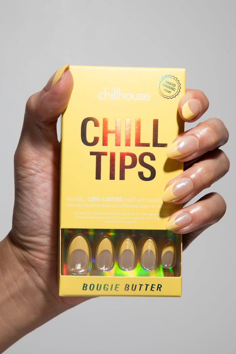 Chillhouse - Ongles à coller - Amande - Bougie Butter - 30 ongles