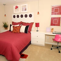 Lampe bâton Feux de la Rampe avec prise de charge et abat-jour en tissu