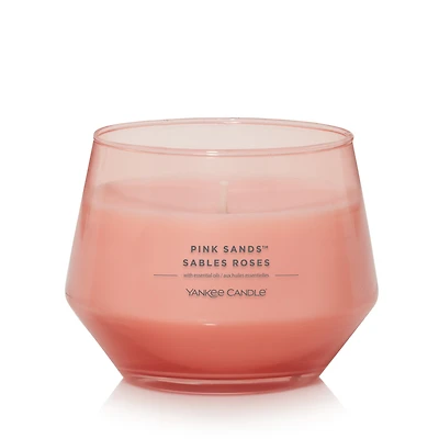 Yankee Candle Scented Candle, Pink Sands, Studio Collection, Up to 50 Hours of Burn Time, 1 Wick