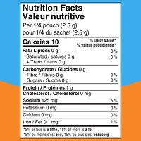 Mélange De Poudre Pour Gelée Orange, Sans Sucre Ajouté, Boîte De 10, 2 G
