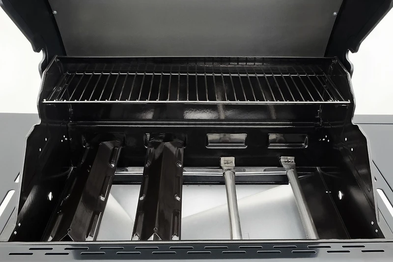 Kenmore - Gril à gaz à 4 brûleurs et brûleur latéral - Tout noir