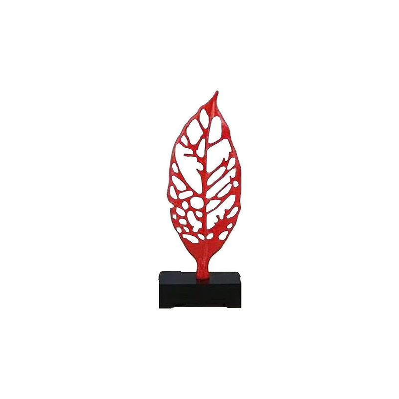 Autum Red Leaf Small Sculpture Canadian Furniture