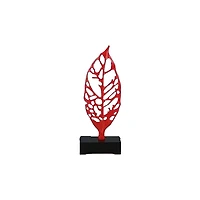 Autum Red Leaf Small Sculpture Canadian Furniture