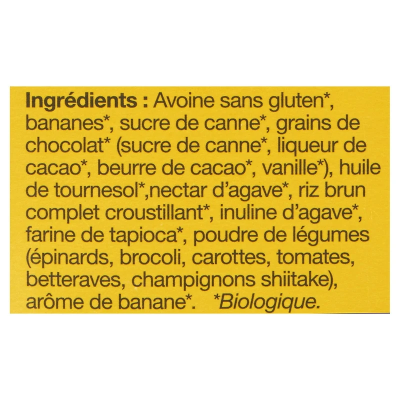 Made Good Mini Barres granola Chocolat Banane