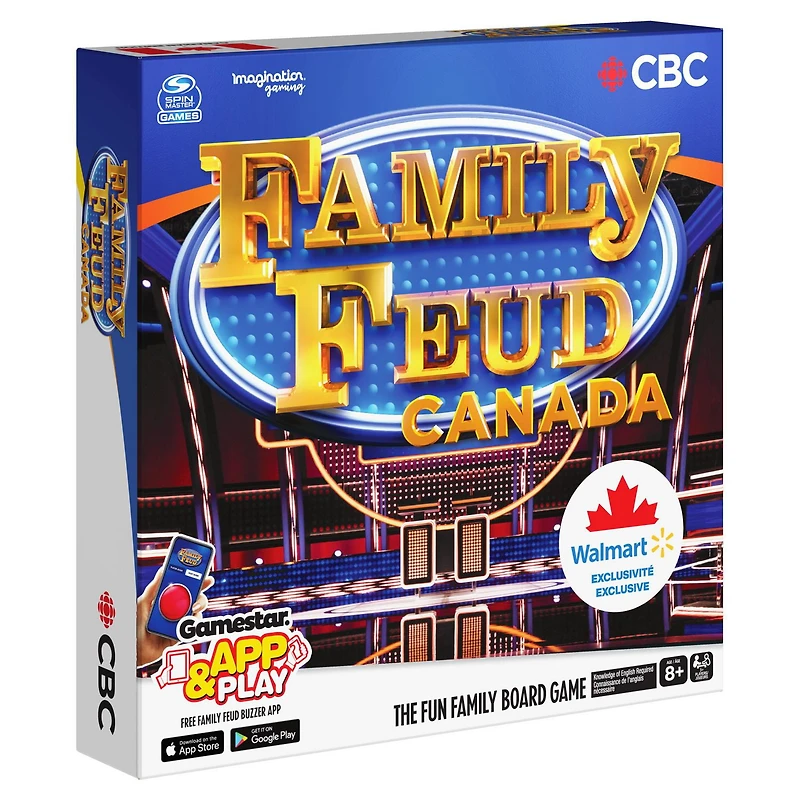 Family Feud Canada Edition Party Quiz Board Game
